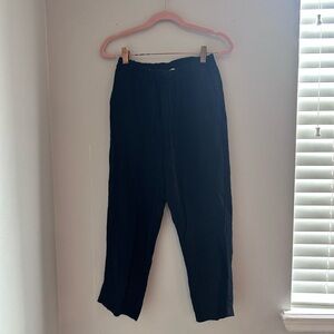 H&M Linen Blend Cigarette Pants